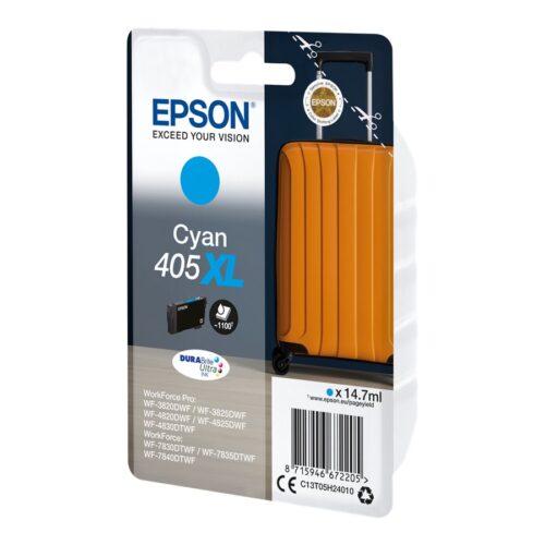EPSON 6LB Singlepack Cyan 405XL DURABrite Ultra Ink w/s