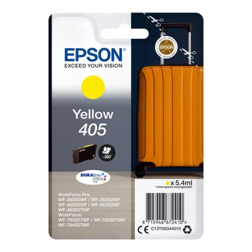 EPSON 6LB Singlepack Yellow 405 DURABrite Ultra Ink