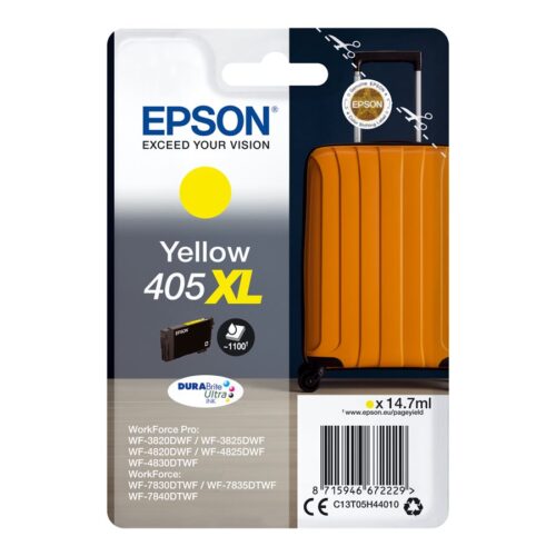 EPSON 6LB Singlepack Yellow 405XL DURABrite Ultra Ink