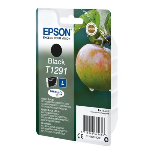 EPSON 6LB T1291 ink cartridge black high capacity 11.2ml 1-pack RF-AM blister w/s