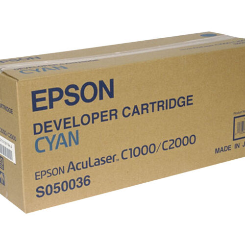 EPSON ACULASER C2000, C2000PS cartouche de toner cyan capacité standard 6.000 pages pack de 1