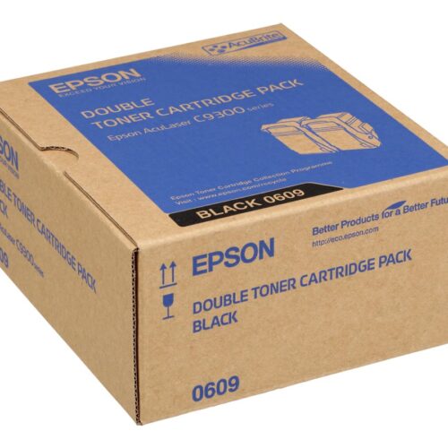 EPSON AL-C9300N cartouche de toner noir capacité standard 2 x 6.500 pages pack de 2