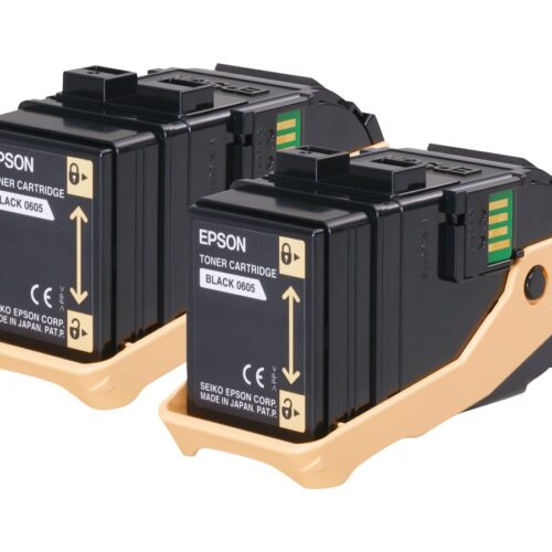EPSON AL-C9300N cartouche de toner noir capacité standard 2 x 6.500 pages pack de 2