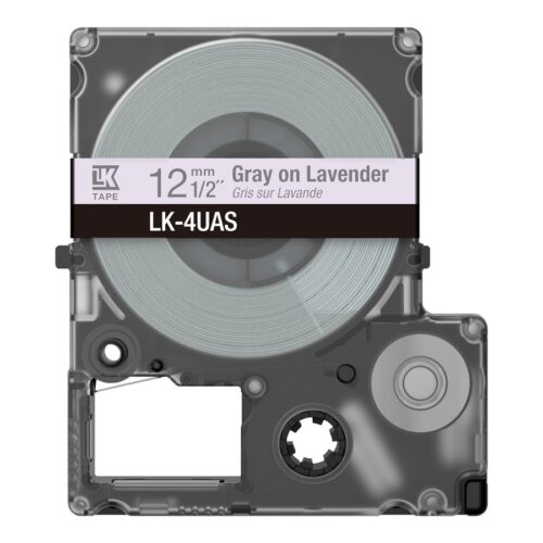 EPSON Colour Tape Lavender/Grey 12mm 8m LK-4UAS