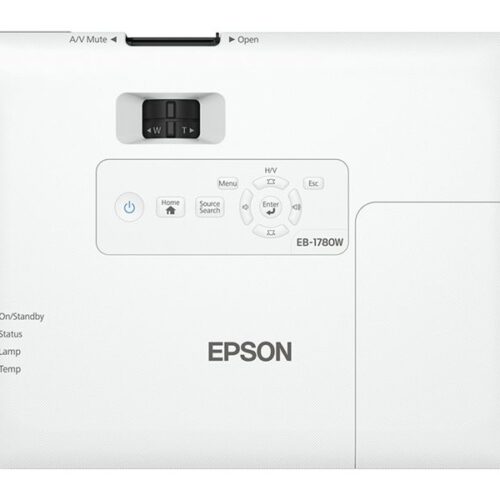 EPSON EB-1780W Projecteur Tri LCD – WXGA  1280×800 – 3000 lumens –  10000:1 – HDMI/VGA/Haut-parleurs – 2 ans RA
