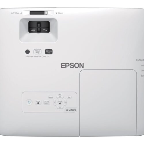 Epson EB-2250U Projecteur LCD – WUXGA 1920×1200  – 5000 lumens  – 15000:1 – HDMI/VGA/Haut-parleurs – 3 ans RA