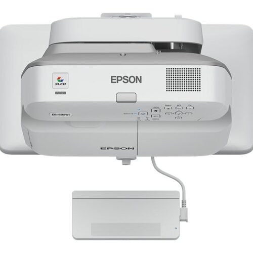 EPSON EB-695Wi 3LCD WXGA interactive ultra short throw projector 1280×800 16:10 3500 lumen 16W speaker