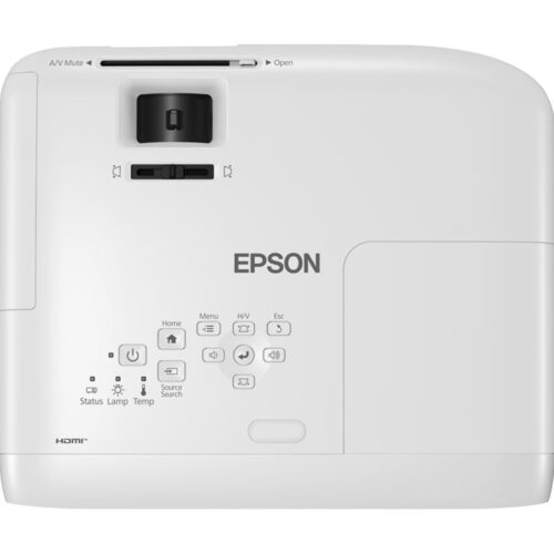 EPSON EB-E24 Mobile Projector XGA 1024×768 4:3 3600lumens 15000:1 1.44 – 2.88:1 USB 2.0 Type A RS-232C VGA in 2x VGA out HDMI