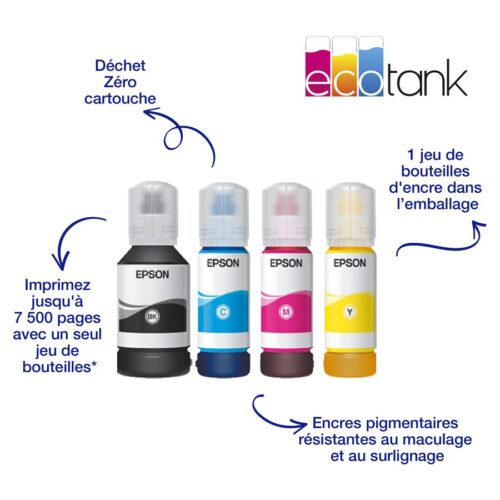 EPSON EcoTank ET-16150 Printer colour Duplex ink-jet A3 4800x1200dpi 25ppm mono/25ppm colour 550 sheets USB LAN Wi-Fi black