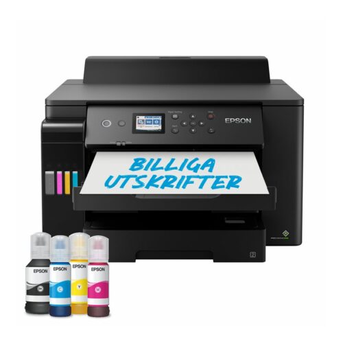 EPSON EcoTank ET-16150 Printer colour Duplex ink-jet A3 4800x1200dpi 25ppm mono/25ppm colour 550 sheets USB LAN Wi-Fi black