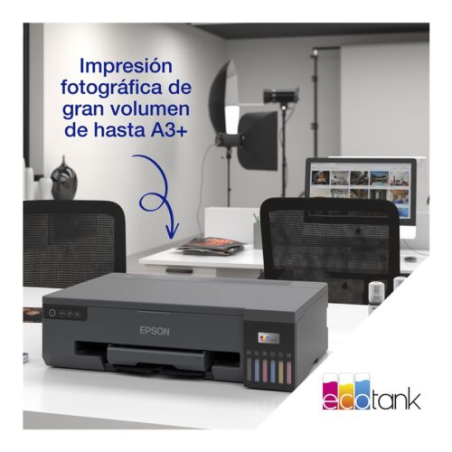 EPSON EcoTank ET-18100 Printer colour ink-jet refillable A3 5760x1440dpi 8ppm mono/8ppm colour capacity 80 sheets USB Wi-Fi