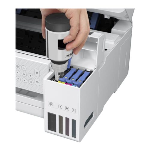EPSON EcoTank ET-2856 MFP colour ink-jet refillable A4 10.5ppm print 100 sheets USB Wi-Fi white