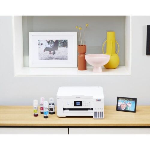 EPSON EcoTank ET-2856 MFP colour ink-jet refillable A4 10.5ppm print 100 sheets USB Wi-Fi white