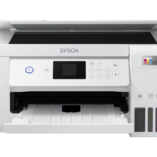 EPSON EcoTank ET-2856 MFP colour ink-jet refillable A4 10.5ppm print 100 sheets USB Wi-Fi white