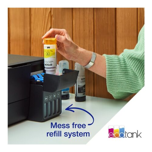 EPSON EcoTank ET-2860 MFP colour ink-jet ITS A4 10ppm print 100 sheets USB Wi-Fi black