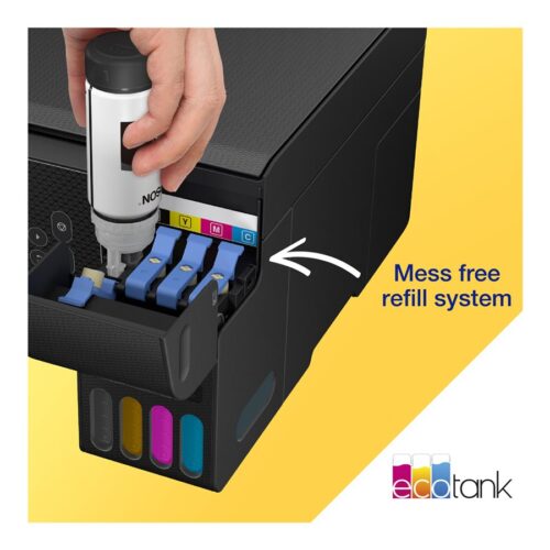 EPSON EcoTank ET-2860 MFP colour ink-jet ITS A4 10ppm print 100 sheets USB Wi-Fi black