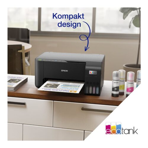 EPSON EcoTank ET-2860 MFP colour ink-jet ITS A4 10ppm print 100 sheets USB Wi-Fi black