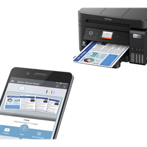 EPSON EcoTank ET-4850 MFP colour ink-jet refillable A4 15.5ppm print 250 sheets USB LAN Wi-Fi black