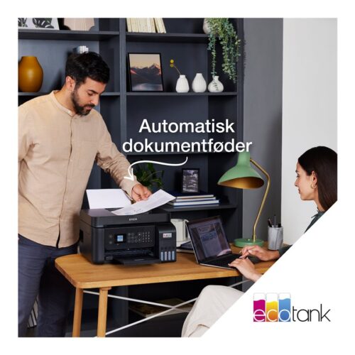 EPSON EcoTank ET-4850 MFP colour ink-jet refillable A4 15.5ppm print 250 sheets USB LAN Wi-Fi black