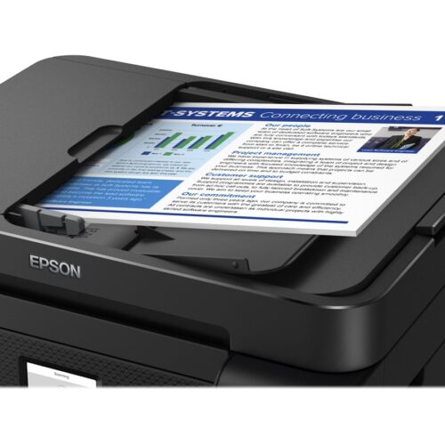 EPSON EcoTank ET-4850 MFP colour ink-jet refillable A4 15.5ppm print 250 sheets USB LAN Wi-Fi black