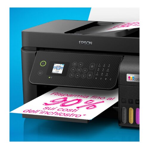 EPSON EcoTank ET-4850 MFP colour ink-jet refillable A4 15.5ppm print 250 sheets USB LAN Wi-Fi black