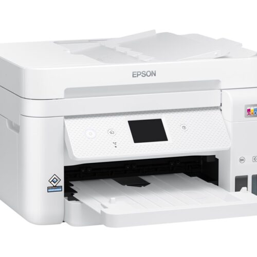 EPSON EcoTank ET-4856 MFP colour ink-jet refillable A4 15.5ppm print 250 sheets USB LAN Wi-Fi white