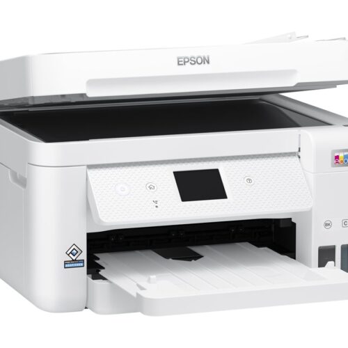 EPSON EcoTank ET-4856 MFP colour ink-jet refillable A4 15.5ppm print 250 sheets USB LAN Wi-Fi white