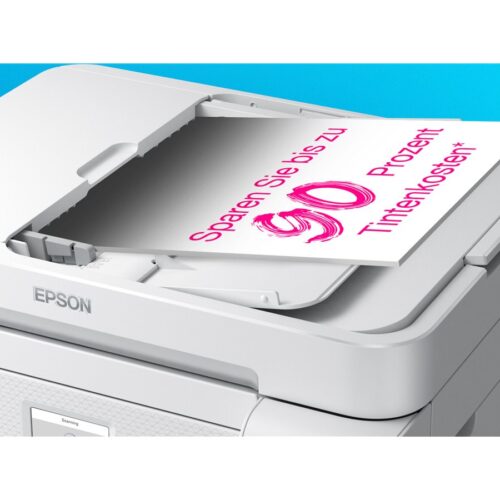 EPSON EcoTank ET-4856 MFP colour ink-jet refillable A4 15.5ppm print 250 sheets USB LAN Wi-Fi white