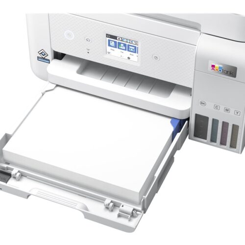 EPSON EcoTank ET-4856 MFP colour ink-jet refillable A4 15.5ppm print 250 sheets USB LAN Wi-Fi white