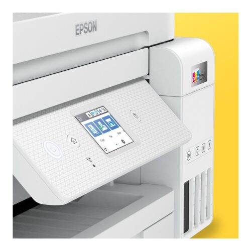 EPSON EcoTank ET-4856 MFP colour ink-jet refillable A4 15.5ppm print 250 sheets USB LAN Wi-Fi white