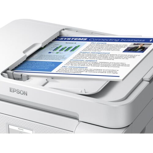 EPSON EcoTank ET-4856 MFP colour ink-jet refillable A4 15.5ppm print 250 sheets USB LAN Wi-Fi white