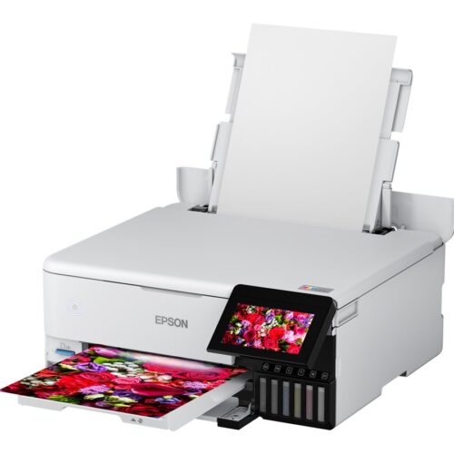 EPSON EcoTank ET-8500 MFP colour ink-jet refillable A4 16ppm print USB LAN USB host Wi-Fi white