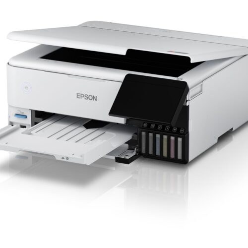 EPSON EcoTank ET-8500 MFP colour ink-jet refillable A4 16ppm print USB LAN USB host Wi-Fi white