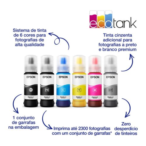 EPSON EcoTank ET-8500 MFP colour ink-jet refillable A4 16ppm print USB LAN USB host Wi-Fi white