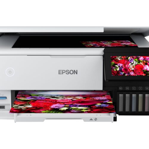 EPSON EcoTank ET-8500 MFP colour ink-jet refillable A4 16ppm print USB LAN USB host Wi-Fi white