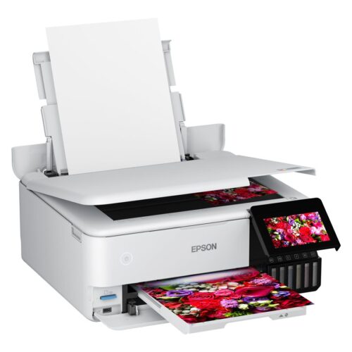 EPSON EcoTank ET-8500 MFP colour ink-jet refillable A4 16ppm print USB LAN USB host Wi-Fi white