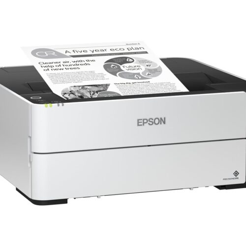 EPSON EcoTank ET-M1180 Printer Mono B/W Duplex ink-jet refillable A4 1200x2400dpi 20ppm capacity 250 sheets USB 2.0 LAN Wi-Fi