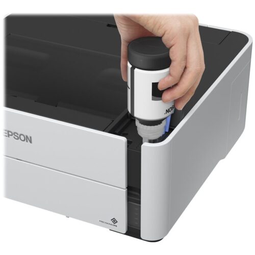 EPSON EcoTank ET-M1180 Printer Mono B/W Duplex ink-jet refillable A4 1200x2400dpi 20ppm capacity 250 sheets USB 2.0 LAN Wi-Fi