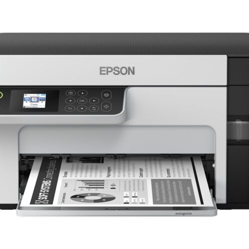 EPSON EcoTank ET-M2120 MFP Mono B/W ink-jet A4 15ppm print 150 sheets USB Wi-Fi white