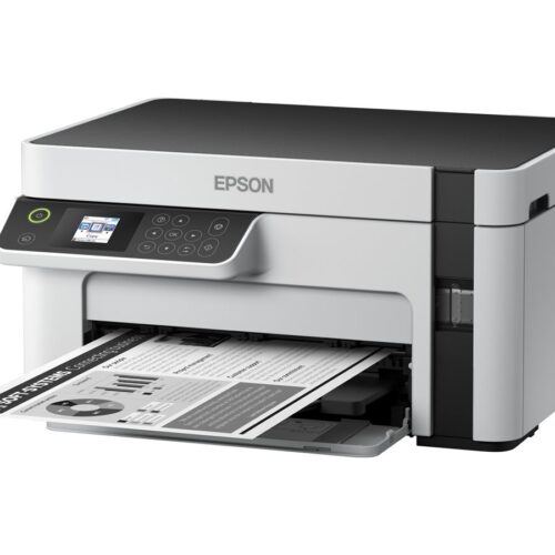 EPSON EcoTank ET-M2120 MFP Mono B/W ink-jet A4 15ppm print 150 sheets USB Wi-Fi white