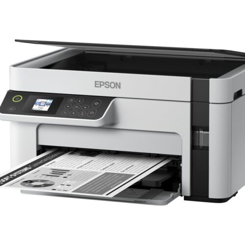 EPSON EcoTank ET-M2120 MFP Mono B/W ink-jet A4 15ppm print 150 sheets USB Wi-Fi white