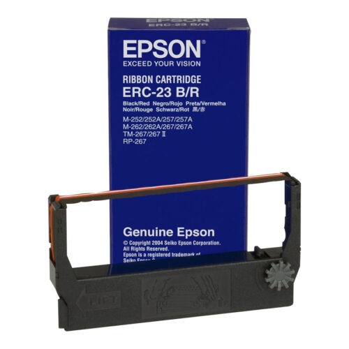 EPSON ERC23BR ruban noir et rouge