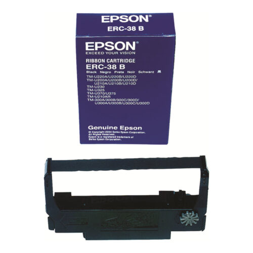 EPSON ERC38B ruban noir 3.000.000 caractères pack de 1