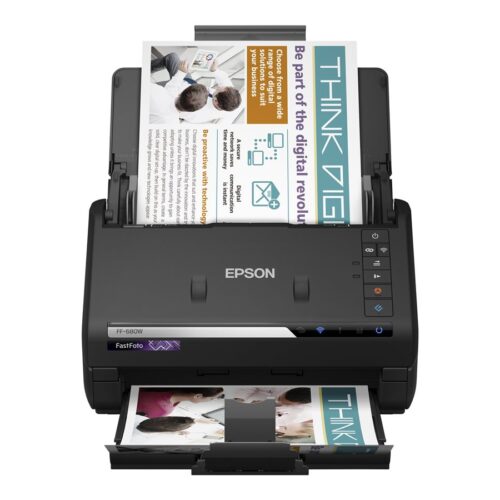 EPSON FastFoto FF-680W Document scanner Contact Image SensorCIS Duplex A4 600x600dpi 45ppm mono/45ppm colour ADF USB 3.0 Wi-Fi
