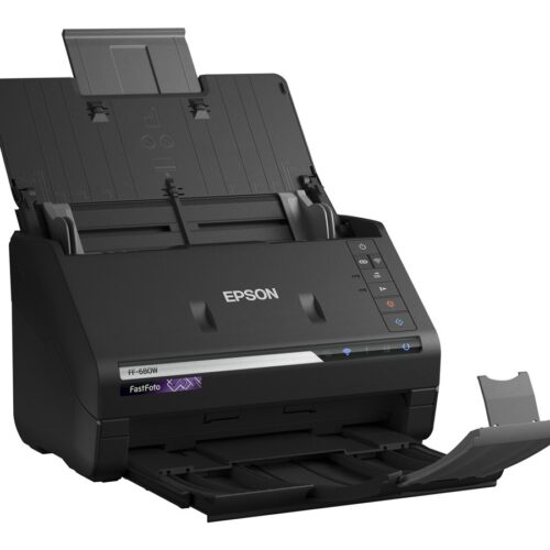EPSON FastFoto FF-680W Document scanner Contact Image SensorCIS Duplex A4 600x600dpi 45ppm mono/45ppm colour ADF USB 3.0 Wi-Fi