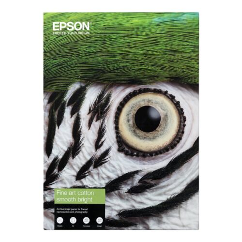 EPSON Fine Art Cotton Smooth Bright A4 25 Sheets