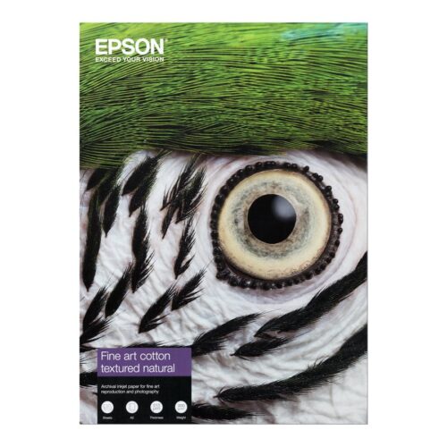 EPSON Fine Art Cotton Textured Natural A3+ 25 Sheets