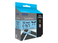 EPSON LC4PBK5 Ruban Noir sur Bleu 12mm x 5m