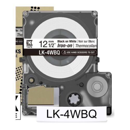 EPSON LK-4WBQ Thermocollant Noir/Blanc