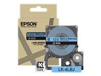 EPSON Matte Tape Blue/Black 12mm 8m LK-4LBJ